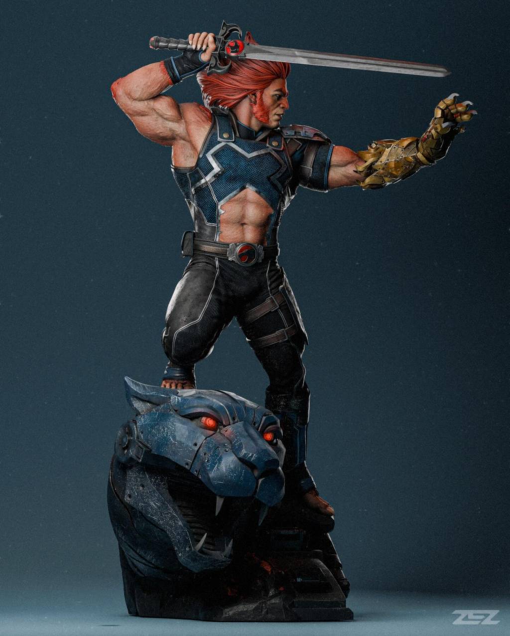 P站图纸印象馆 ZEZ STUDIOS 霹雳猫 狮猫 ZEZ STUDIOS 霹雳猫 狮猫