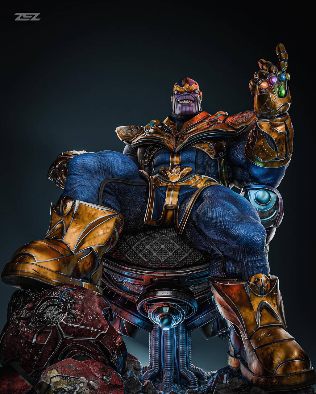 P站图纸印象馆 ZEZ STUDIOS 漫威 灭霸 ZEZ STUDIOS 漫威 灭霸