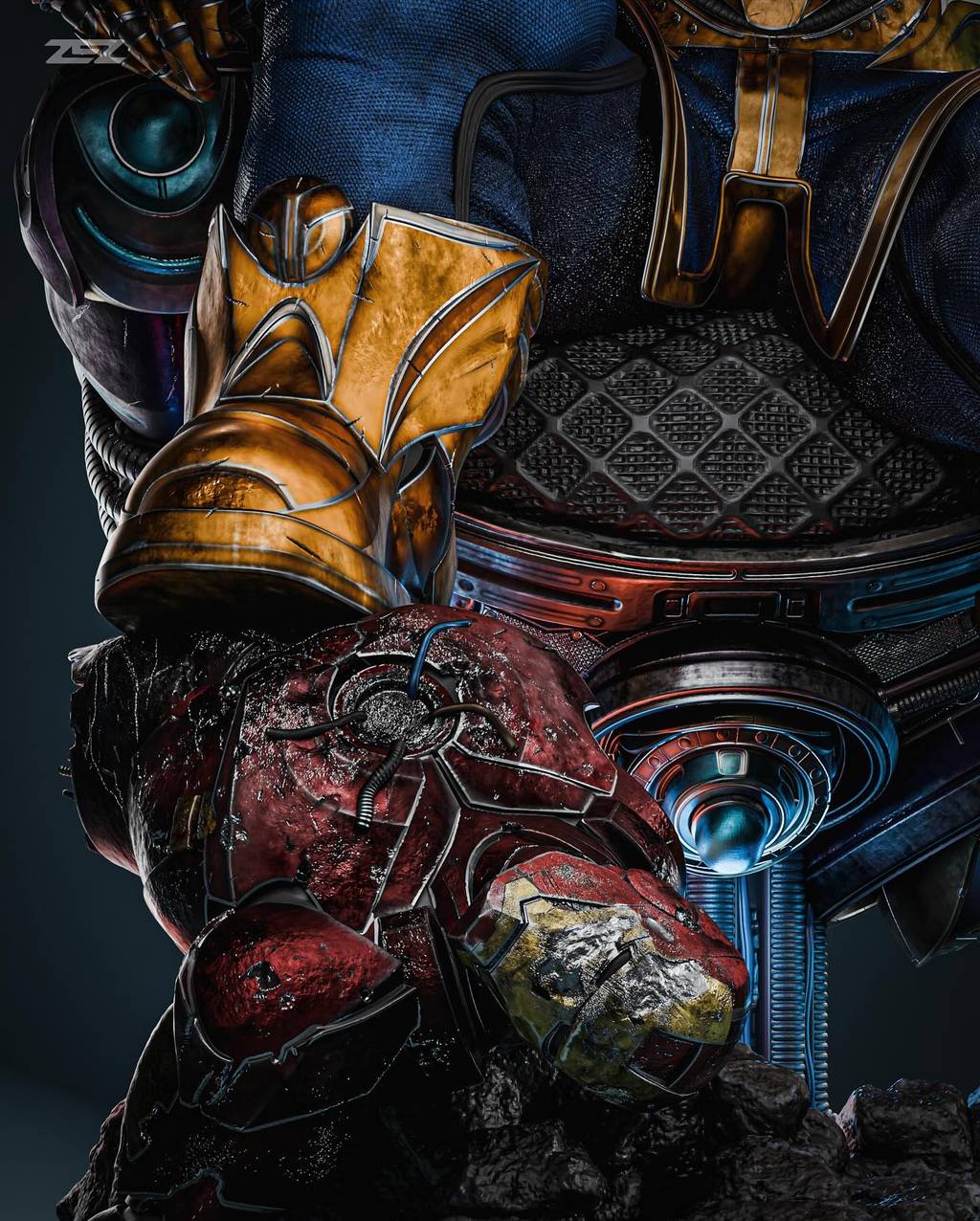 P站图纸印象馆 ZEZ STUDIOS 漫威 灭霸 ZEZ STUDIOS 漫威 灭霸