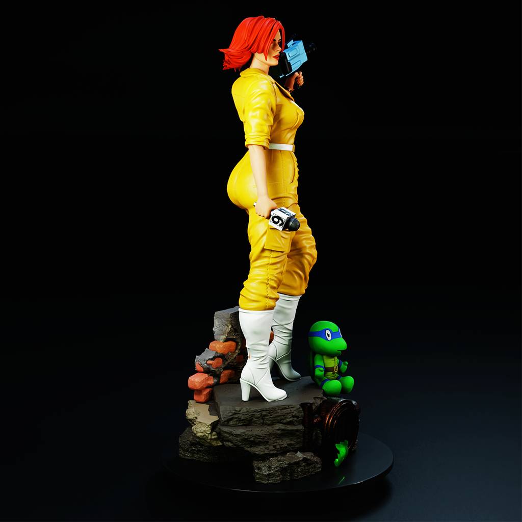 P站图纸印象馆 BrunoArt3D 忍者神龟 爱普莉尔·奥尼尔 BrunoArt3D 忍者神龟 爱普莉尔·奥尼尔