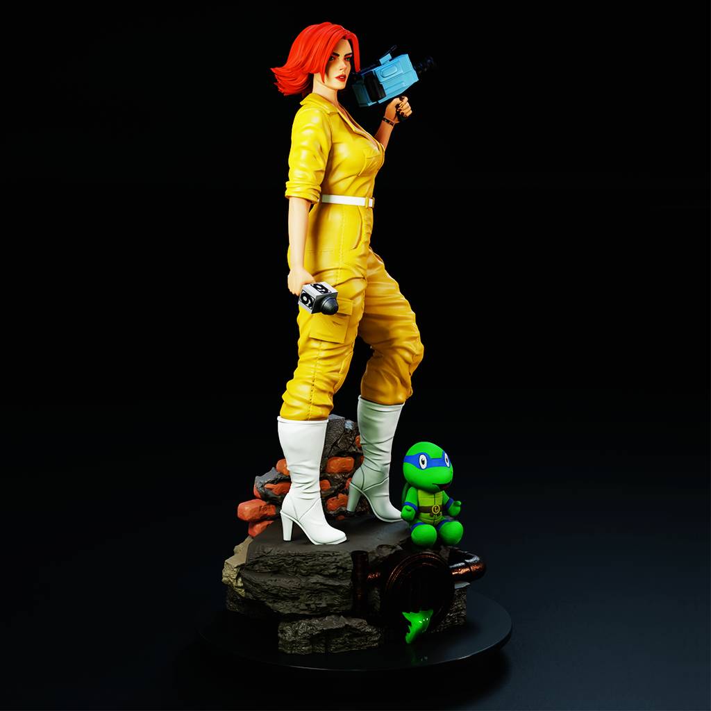 P站图纸印象馆 BrunoArt3D 忍者神龟 爱普莉尔·奥尼尔 BrunoArt3D 忍者神龟 爱普莉尔·奥尼尔