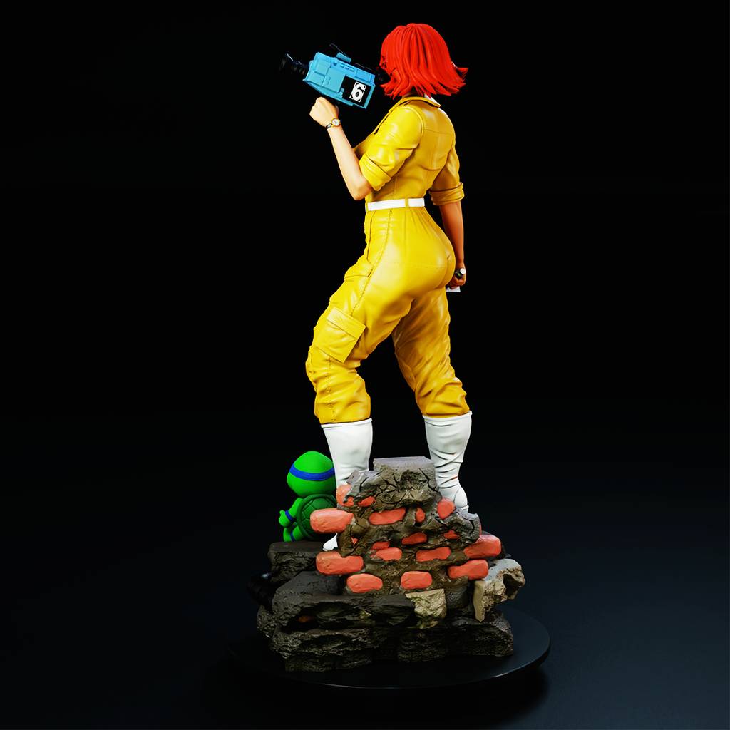 P站图纸印象馆 BrunoArt3D 忍者神龟 爱普莉尔·奥尼尔 BrunoArt3D 忍者神龟 爱普莉尔·奥尼尔