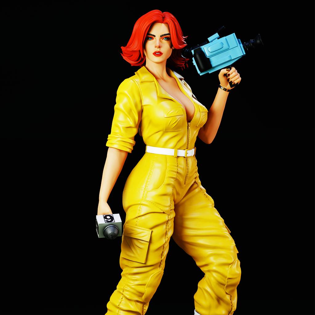 P站图纸印象馆 BrunoArt3D 忍者神龟 爱普莉尔·奥尼尔 BrunoArt3D 忍者神龟 爱普莉尔·奥尼尔