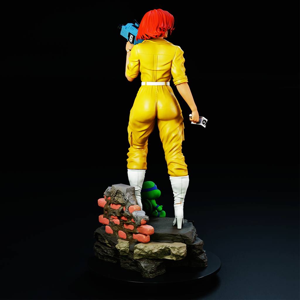 P站图纸印象馆 BrunoArt3D 忍者神龟 爱普莉尔·奥尼尔 BrunoArt3D 忍者神龟 爱普莉尔·奥尼尔