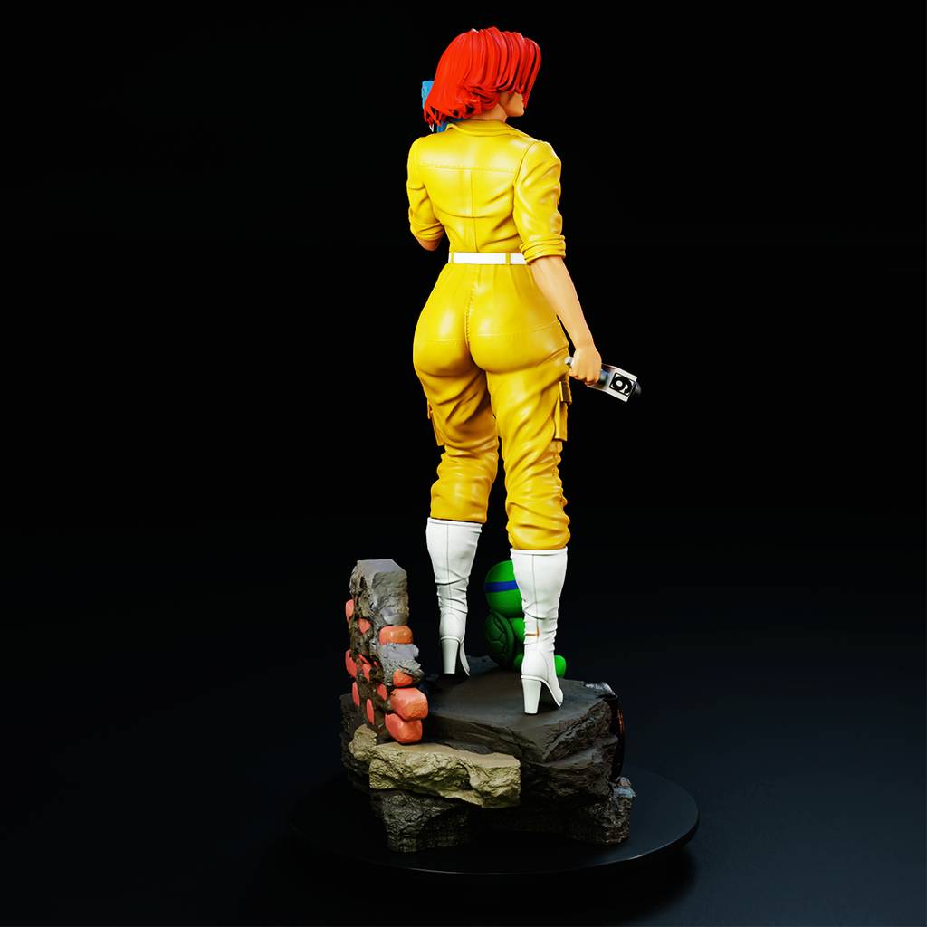 P站图纸印象馆 BrunoArt3D 忍者神龟 爱普莉尔·奥尼尔 BrunoArt3D 忍者神龟 爱普莉尔·奥尼尔