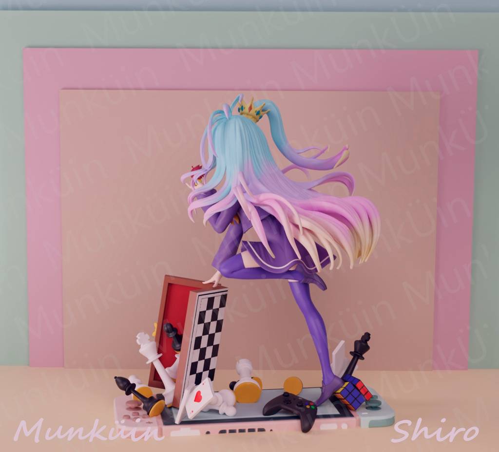 P站图纸印象馆 游戏人生 白 游戏人生 白