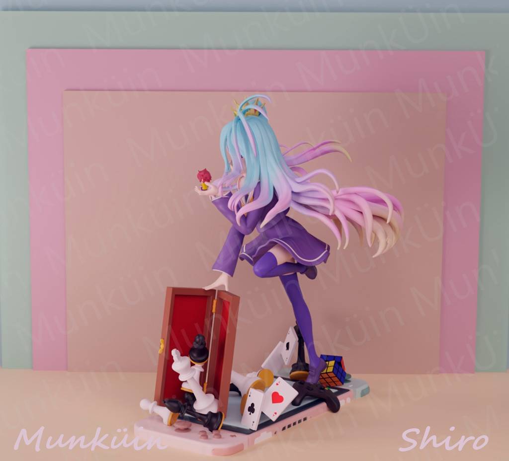 P站图纸印象馆 游戏人生 白 游戏人生 白