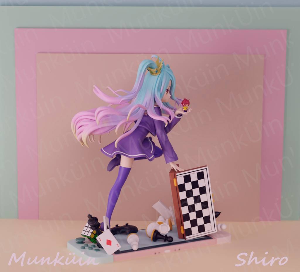 P站图纸印象馆 游戏人生 白 游戏人生 白