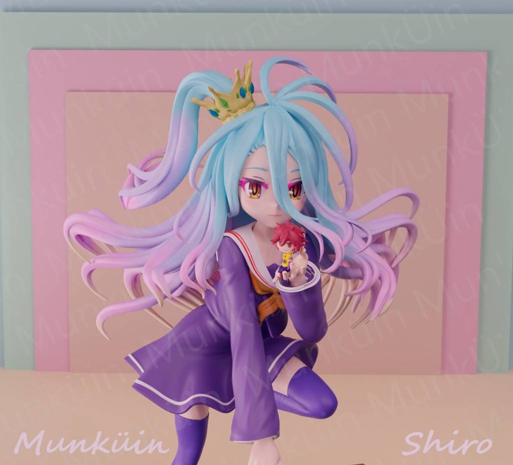 P站图纸印象馆 游戏人生 白 游戏人生 白