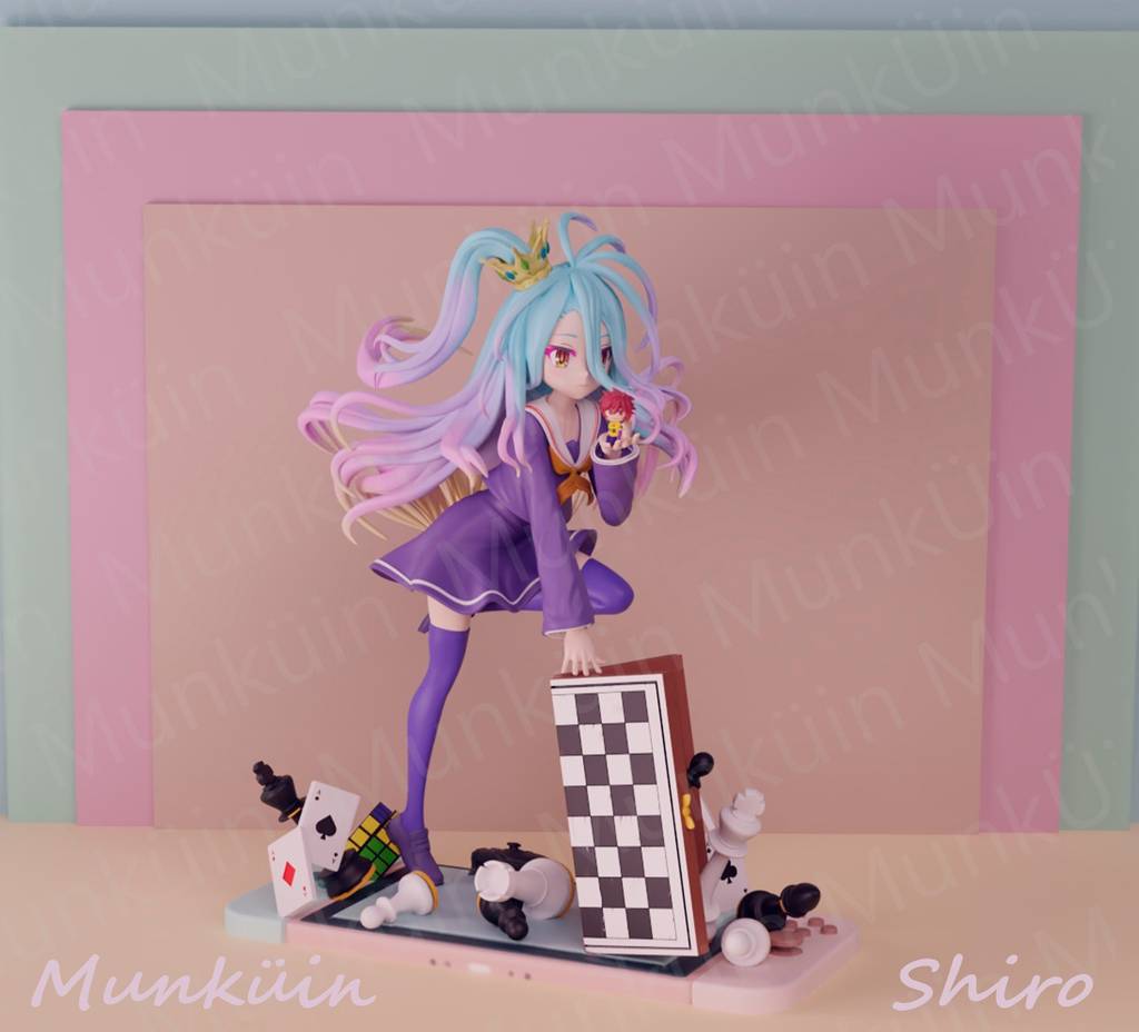 P站图纸印象馆 游戏人生 白 游戏人生 白