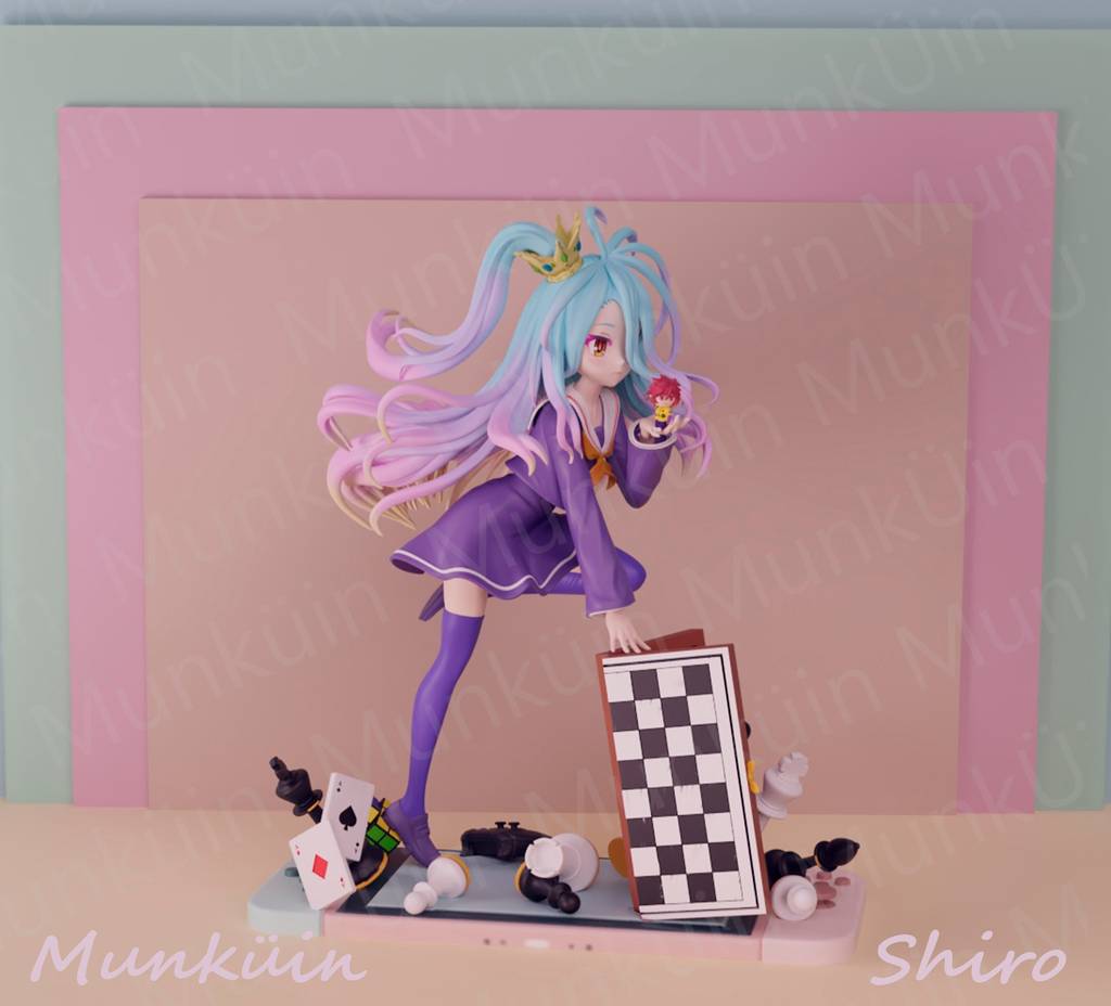 P站图纸印象馆 游戏人生 白 游戏人生 白