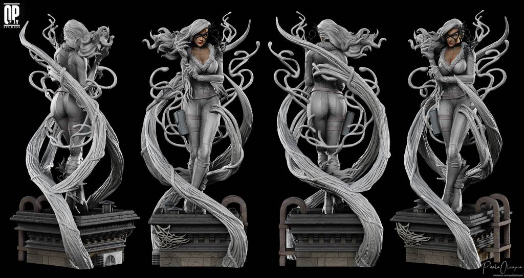 P站图纸印象馆 漫威 黑猫 漫威 黑猫