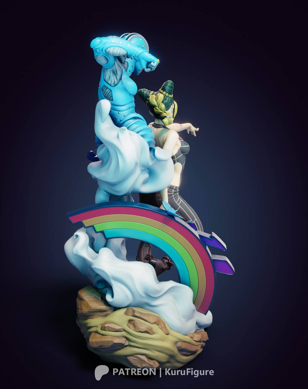 P站图纸印象馆 Kuru Figure JOJO的奇妙冒险 空条徐伦 Kuru Figure JOJO的奇妙冒险 空条徐伦