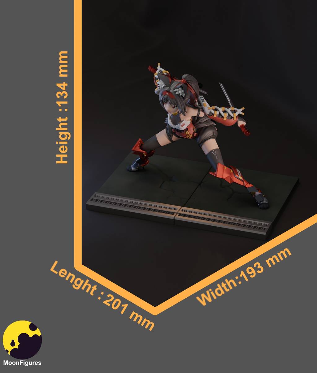 P站图纸印象馆 Moon Figures 绝区零 猫宫又奈 Moon Figures 绝区零 猫宫又奈