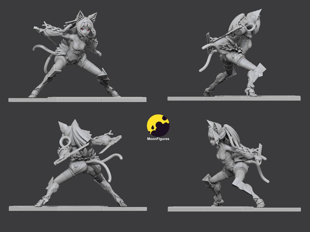 P站图纸印象馆 Moon Figures 绝区零 猫宫又奈 Moon Figures 绝区零 猫宫又奈