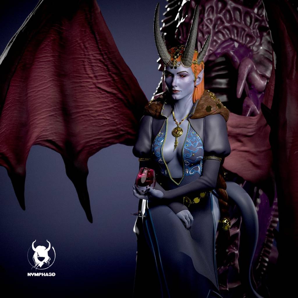 P站图纸印象馆 NYMPHA 3D 博德之门 米佐拉 NYMPHA 3D 博德之门 米佐拉