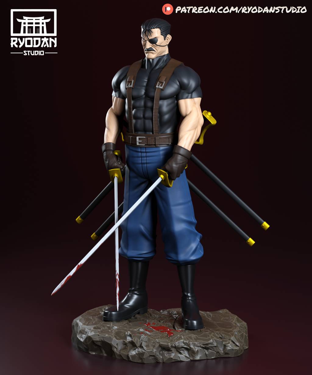 P站图纸印象馆 Ryodan 钢之炼金术师 金·布拉德雷 Ryodan 钢之炼金术师 金·布拉德雷