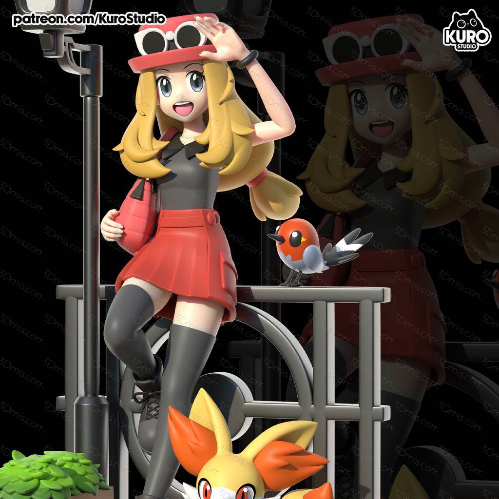 P站图纸印象馆 KuGo figures 赛琳娜和火狐狸 KuGo figures 赛琳娜和火狐狸