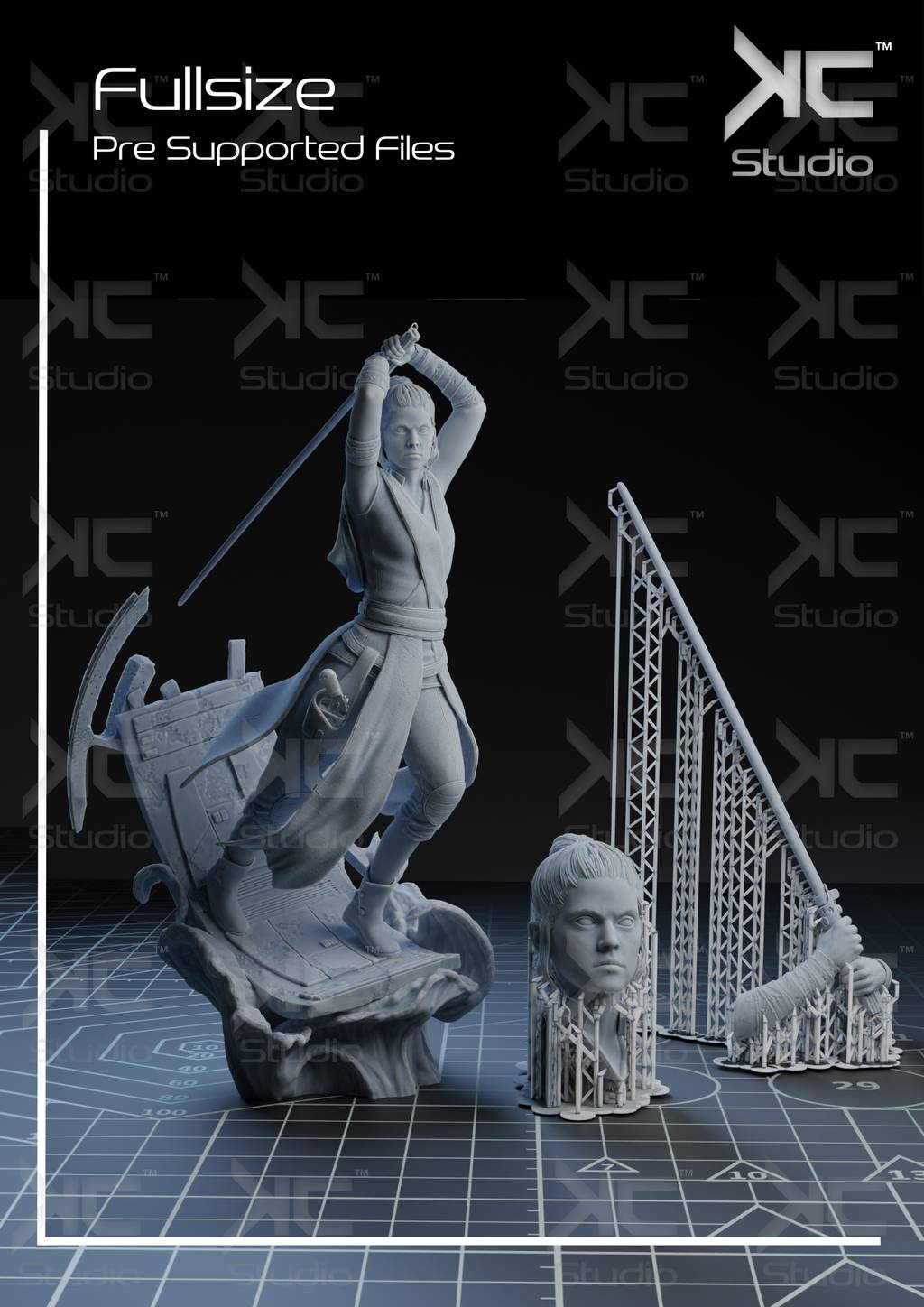 P站图纸印象馆 星球大战 蕾伊 星球大战 蕾伊