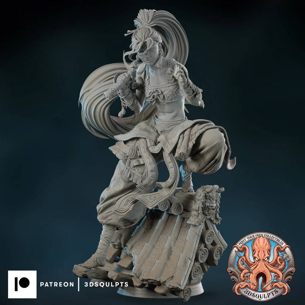 P站图纸印象馆 3DSqulpts 刺客 3DSqulpts 刺客