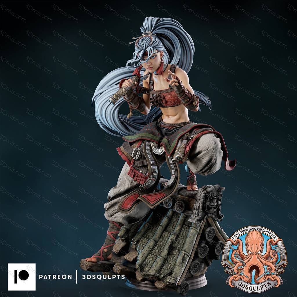 P站图纸印象馆 3DSqulpts 刺客 3DSqulpts 刺客