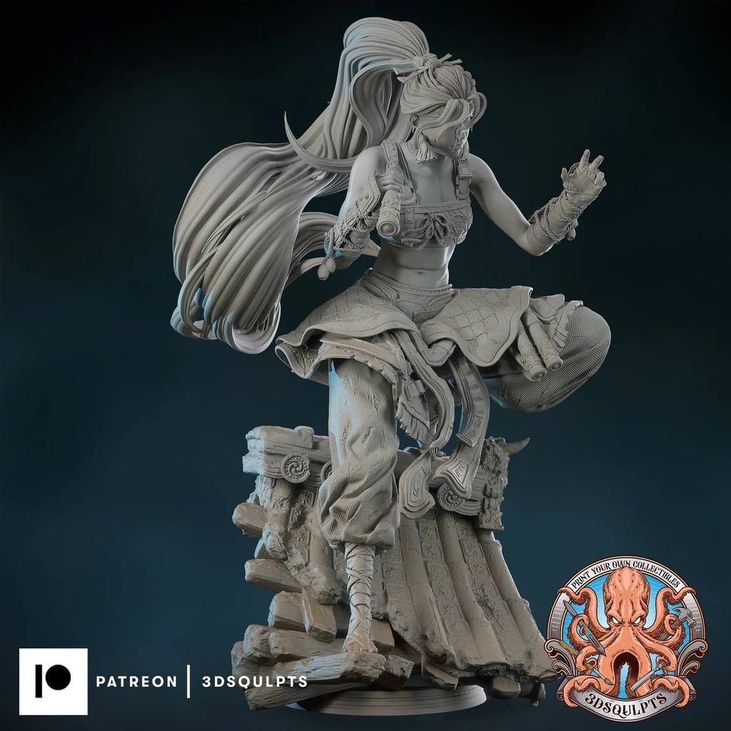 P站图纸印象馆 3DSqulpts 刺客 3DSqulpts 刺客