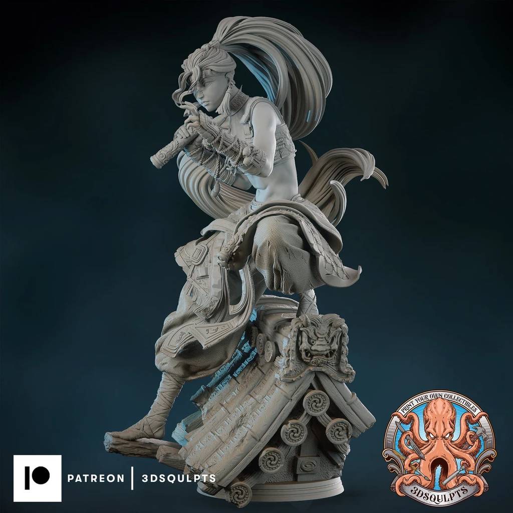 P站图纸印象馆 3DSqulpts 刺客 3DSqulpts 刺客