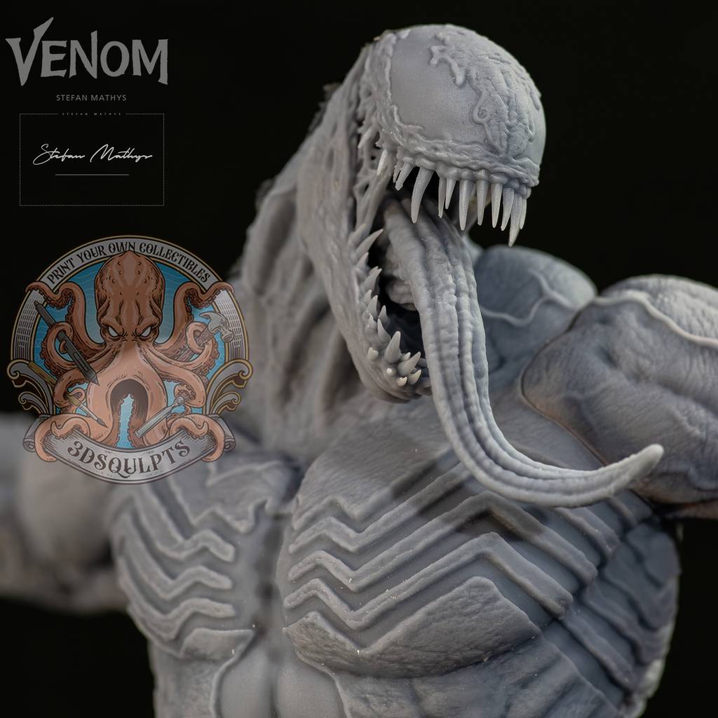 P站图纸印象馆 3DSqulpts 漫威 毒液 3DSqulpts 漫威 毒液