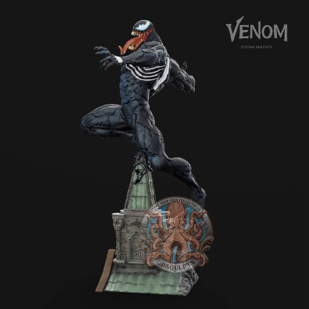 P站图纸印象馆 3DSqulpts 漫威 毒液 3DSqulpts 漫威 毒液