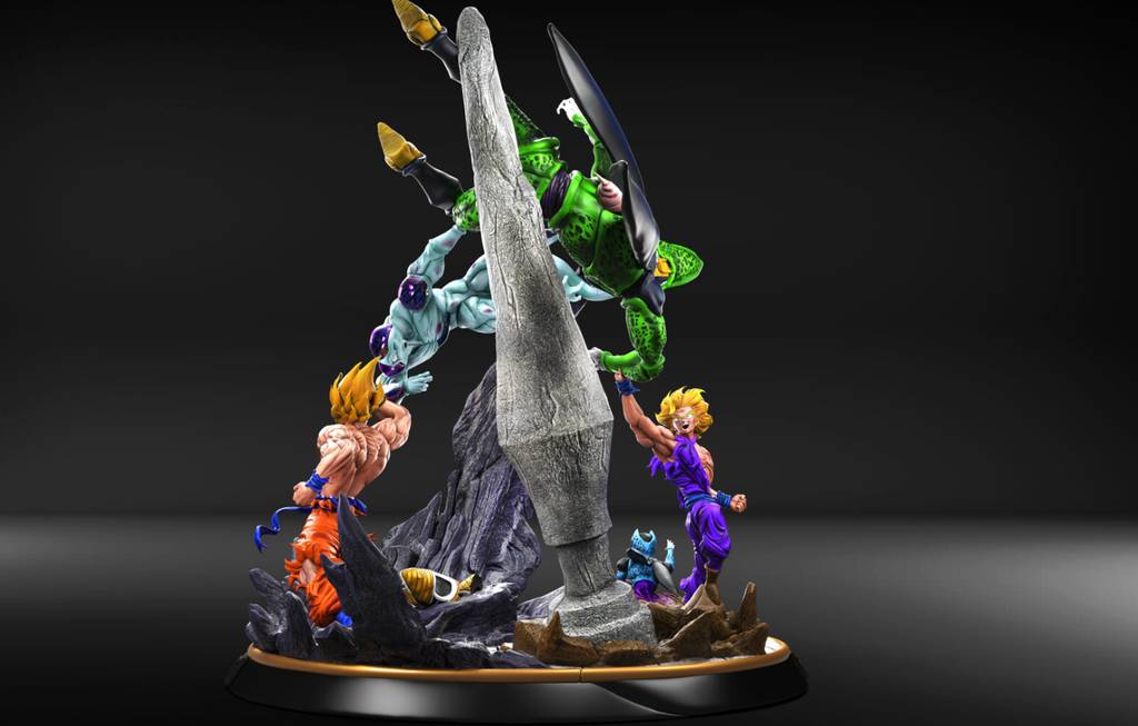 P站图纸印象馆 龙珠 悟空 弗利萨和沙鲁 龙珠 悟空 弗利萨和沙鲁