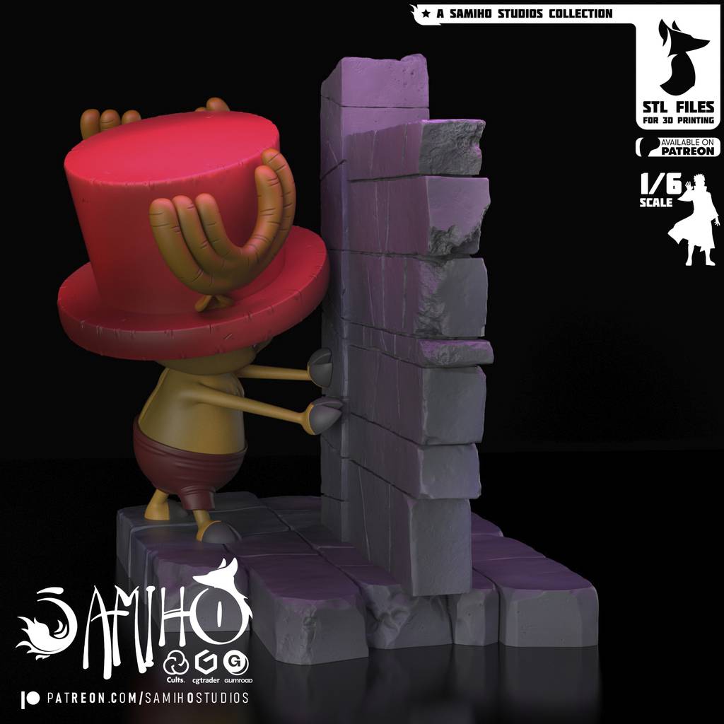 P站图纸印象馆 Samiho 海贼王 托尼·乔巴 Samiho 海贼王 托尼·乔巴