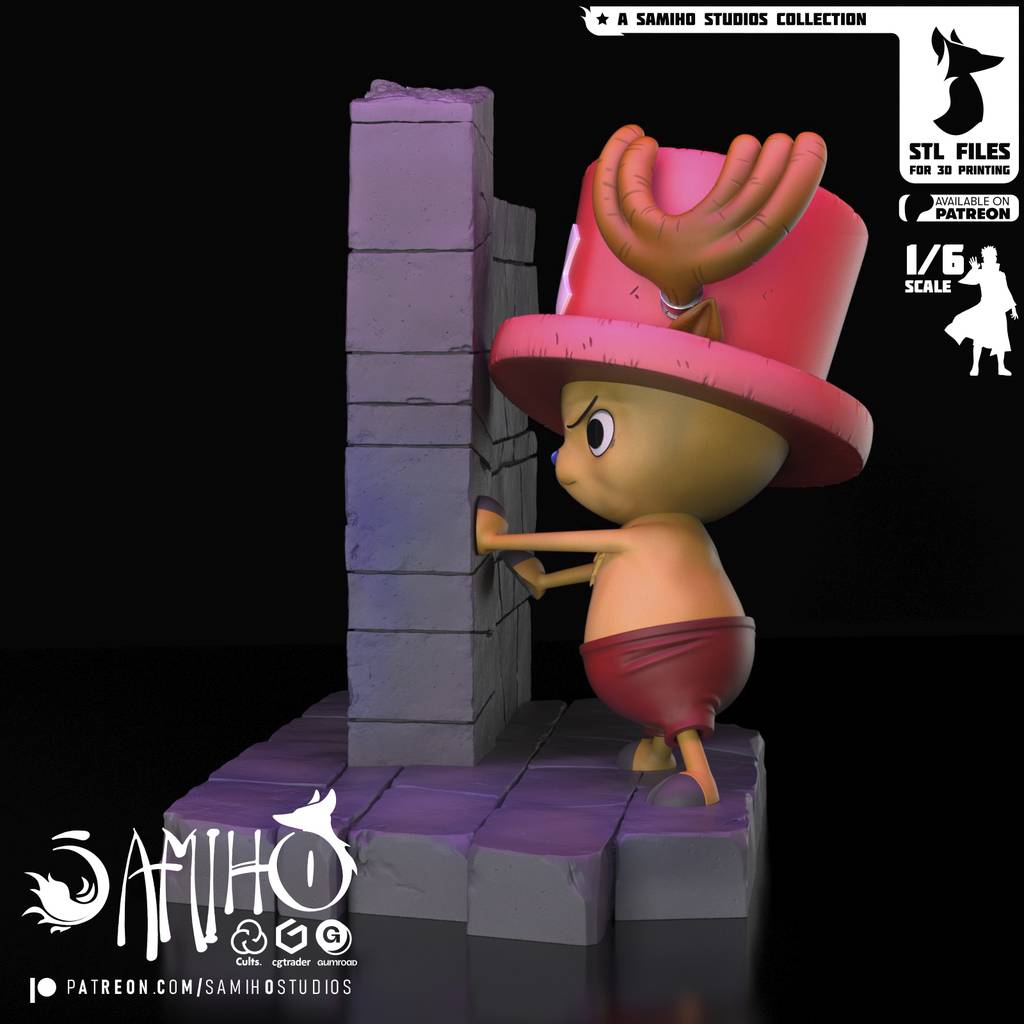 P站图纸印象馆 Samiho 海贼王 托尼·乔巴 Samiho 海贼王 托尼·乔巴