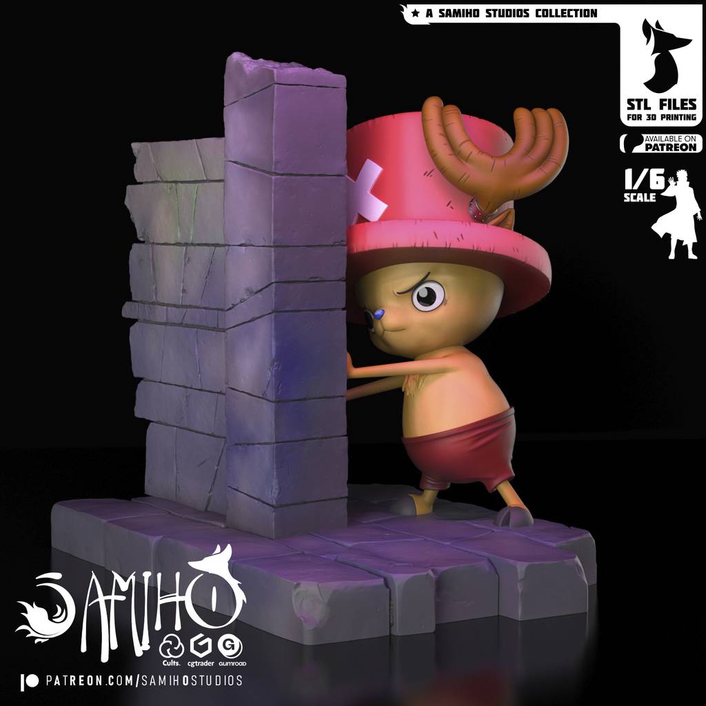 P站图纸印象馆 Samiho 海贼王 托尼·乔巴 Samiho 海贼王 托尼·乔巴