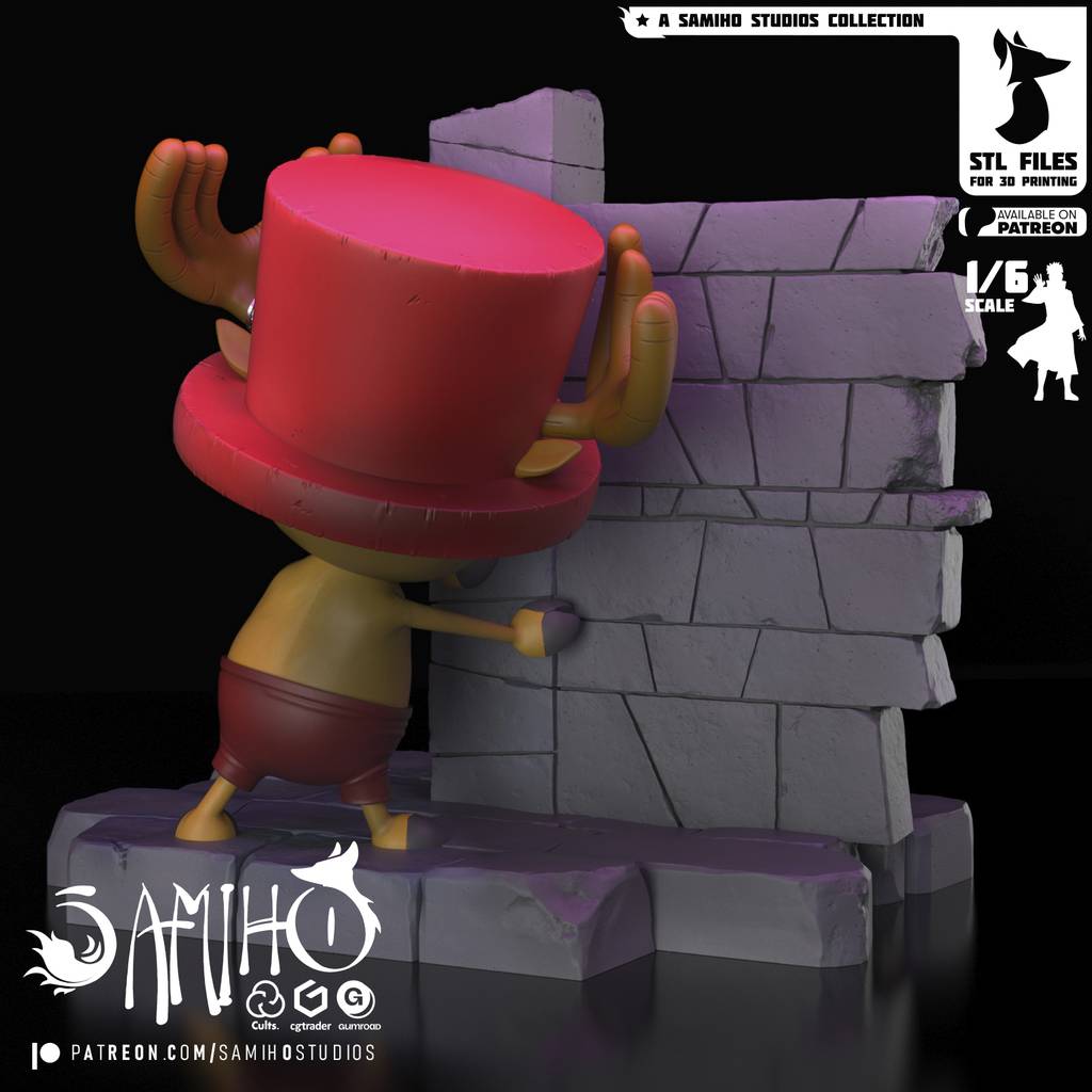 P站图纸印象馆 Samiho 海贼王 托尼·乔巴 Samiho 海贼王 托尼·乔巴