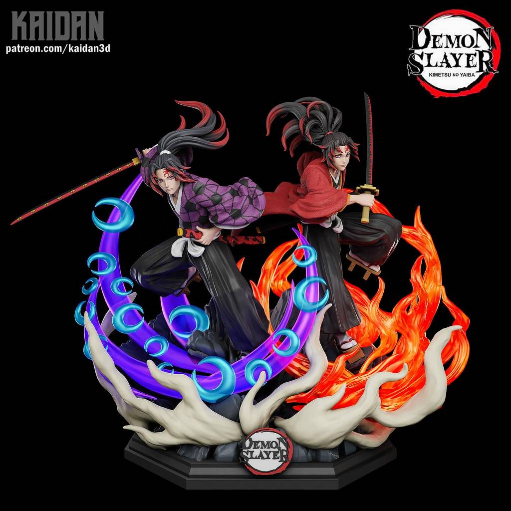 P站图纸印象馆 Kaidan 鬼灭之刃 无限城大战黑死牟 Kaidan 鬼灭之刃 无限城大战黑死牟