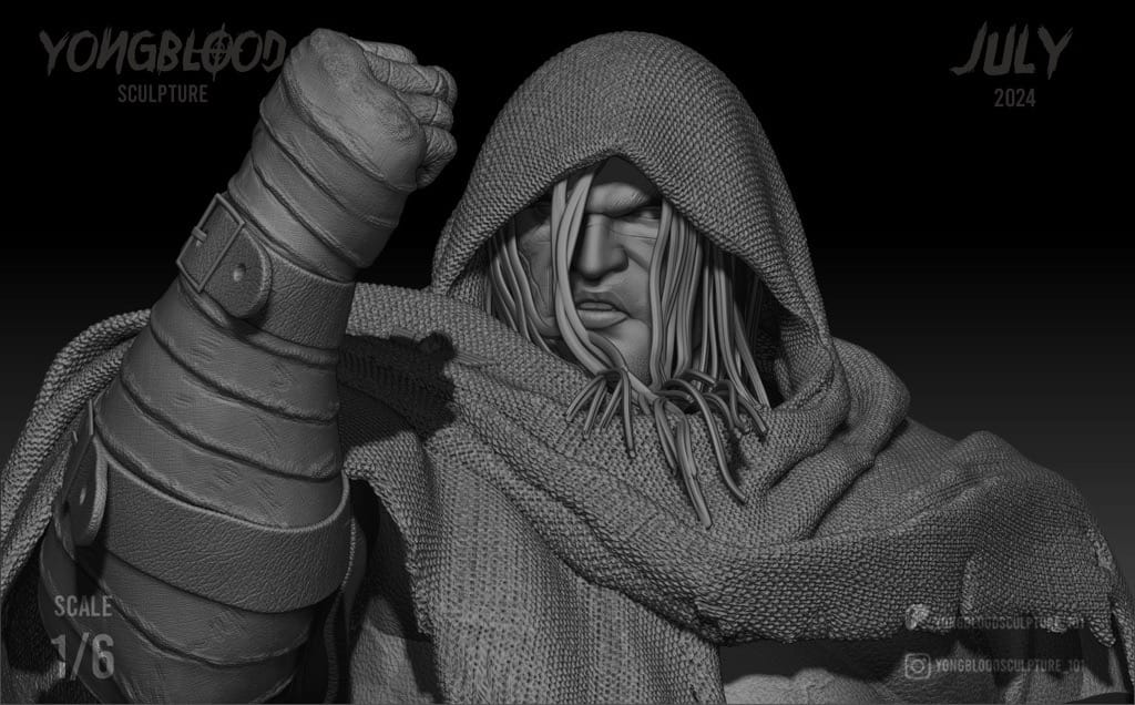 P站图纸印象馆 街头霸王 拜森 街头霸王 拜森