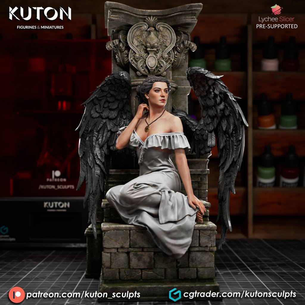 P站图纸印象馆 KUTON 黑天使 拉文尼尔 KUTON 黑天使 拉文尼尔