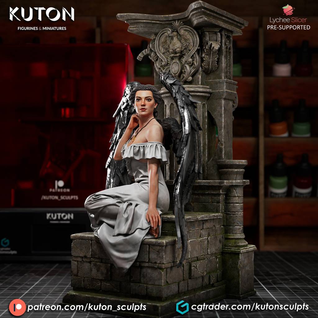 P站图纸印象馆 KUTON 黑天使 拉文尼尔 KUTON 黑天使 拉文尼尔