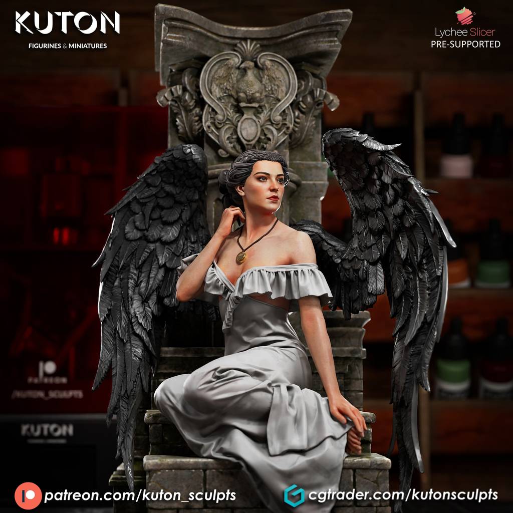 P站图纸印象馆 KUTON 黑天使 拉文尼尔 KUTON 黑天使 拉文尼尔