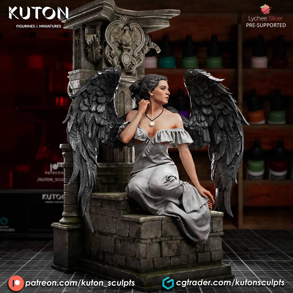 P站图纸印象馆 KUTON 黑天使 拉文尼尔 KUTON 黑天使 拉文尼尔