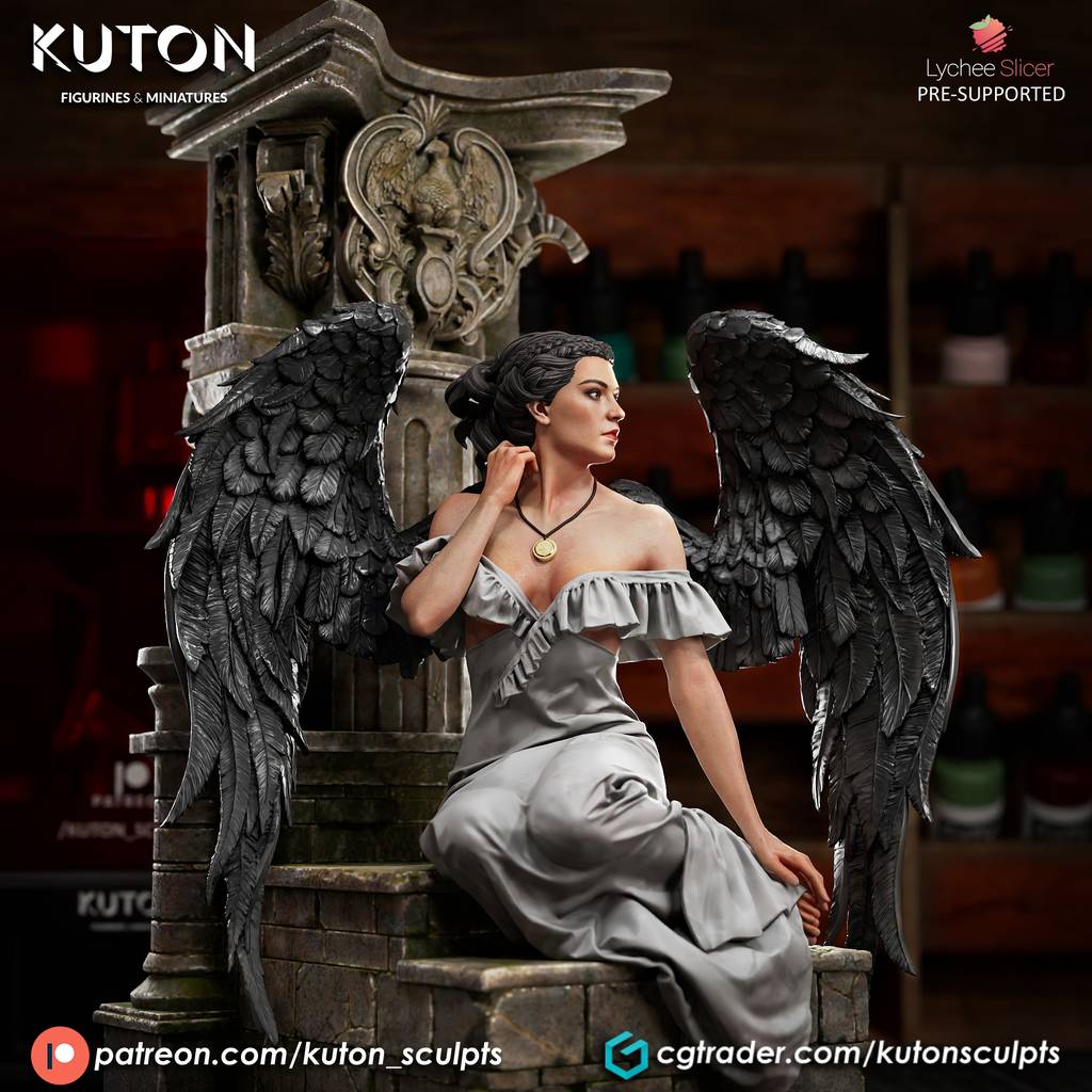 P站图纸印象馆 KUTON 黑天使 拉文尼尔 KUTON 黑天使 拉文尼尔