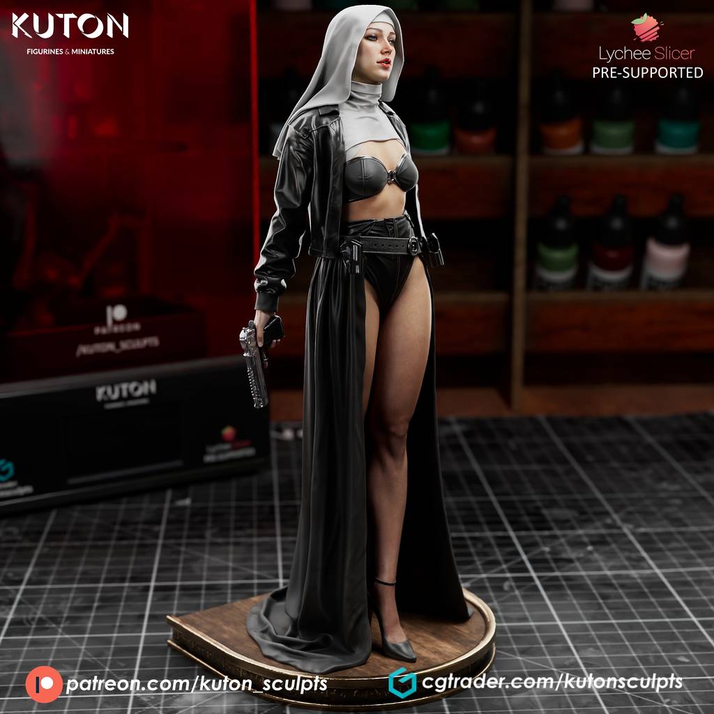 P站图纸印象馆 KUTON 战斗修女 KUTON 战斗修女