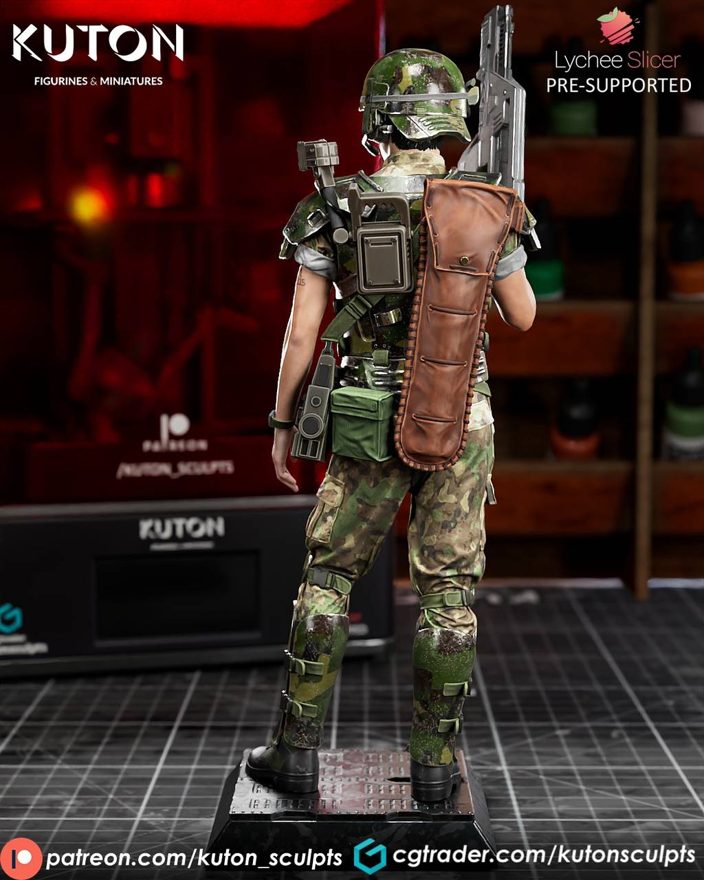 P站图纸印象馆 KUTON 异形 希克斯下士 KUTON 异形 希克斯下士