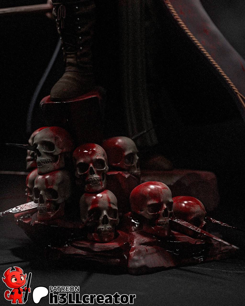 P站图纸印象馆 H3LL 博德之门 黑暗冲动 H3LL 博德之门 黑暗冲动