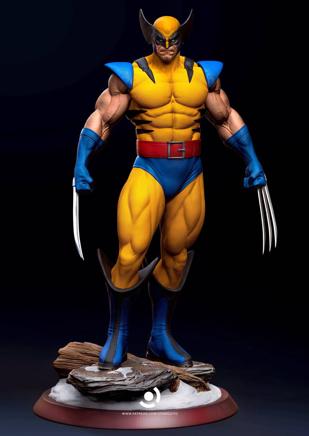 P站图纸印象馆 漫威 金钢狼 漫威 金钢狼