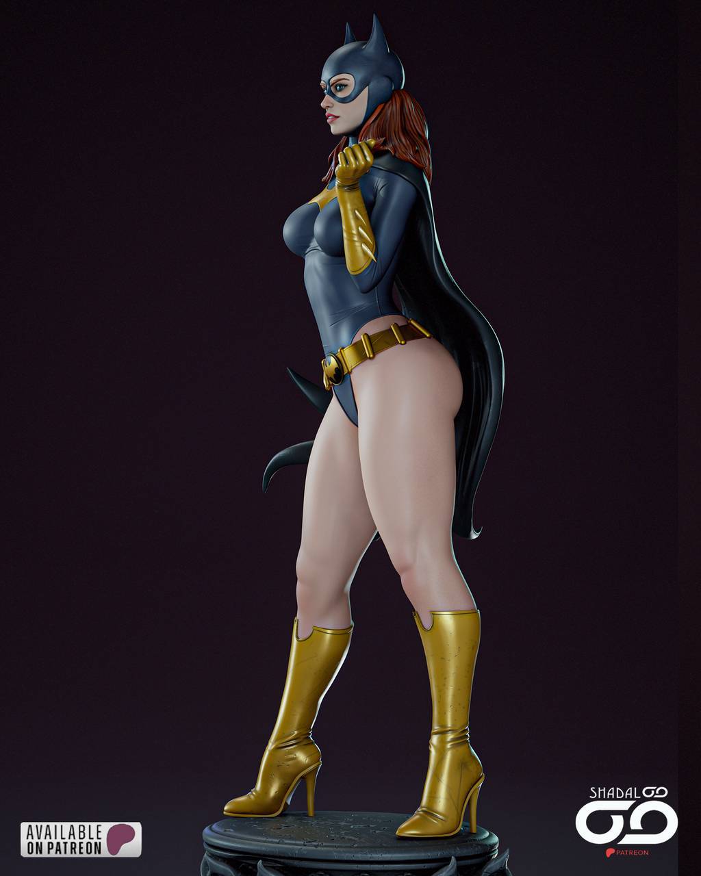 P站图纸印象馆 Shadaloo Studios DC漫画 蝙蝠少女 Shadaloo Studios DC漫画 蝙蝠少女