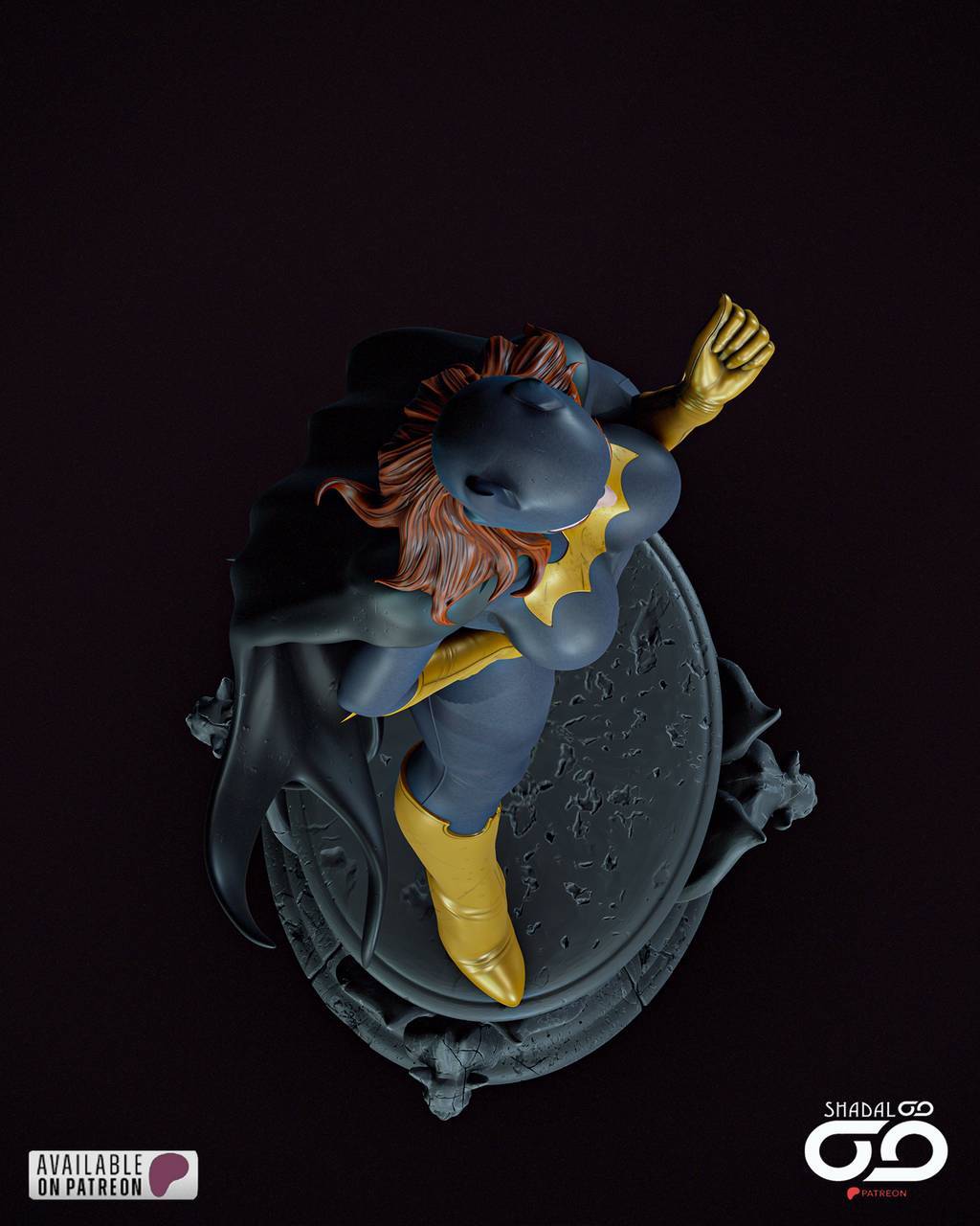 P站图纸印象馆 Shadaloo Studios DC漫画 蝙蝠少女 Shadaloo Studios DC漫画 蝙蝠少女