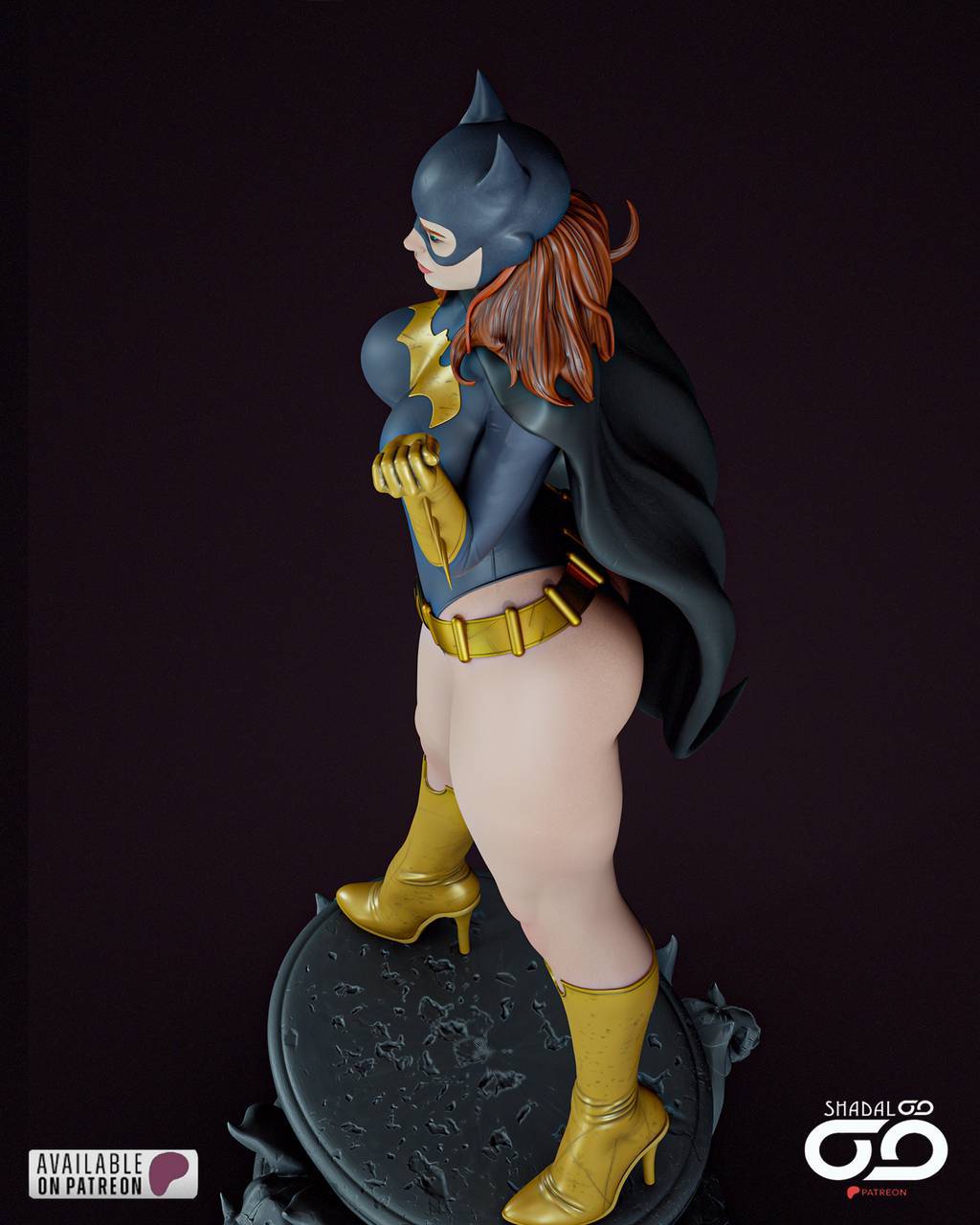 P站图纸印象馆 Shadaloo Studios DC漫画 蝙蝠少女 Shadaloo Studios DC漫画 蝙蝠少女