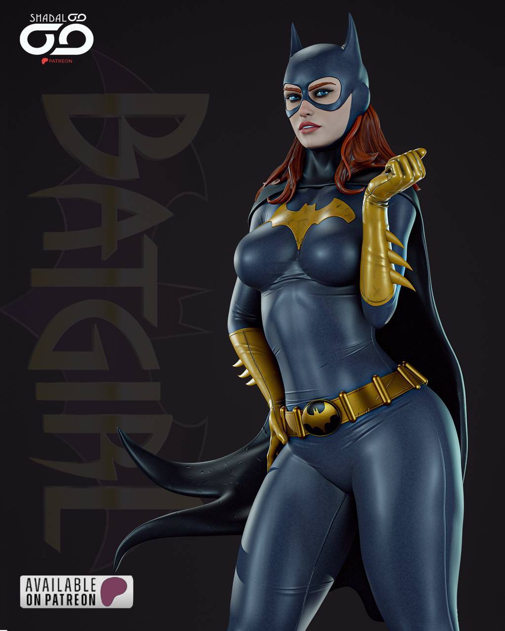 P站图纸印象馆 Shadaloo Studios DC漫画 蝙蝠少女 Shadaloo Studios DC漫画 蝙蝠少女