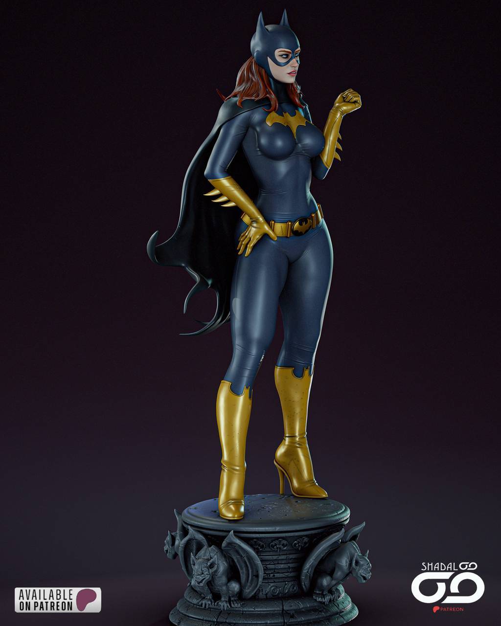 P站图纸印象馆 Shadaloo Studios DC漫画 蝙蝠少女 Shadaloo Studios DC漫画 蝙蝠少女